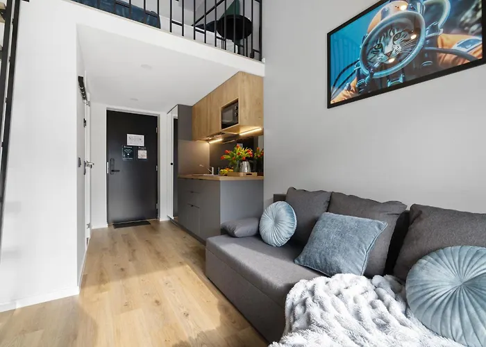 Apartmán Bright Lofts Near Center Harbour Tallinn